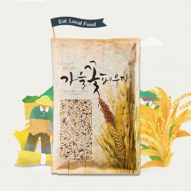 국산 혼합 잡곡 15곡 찹쌀 현미 흑미 보리 서리태 기장 수수 적두 백태 2kg